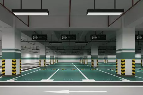 地下車庫金鋼砂地坪
